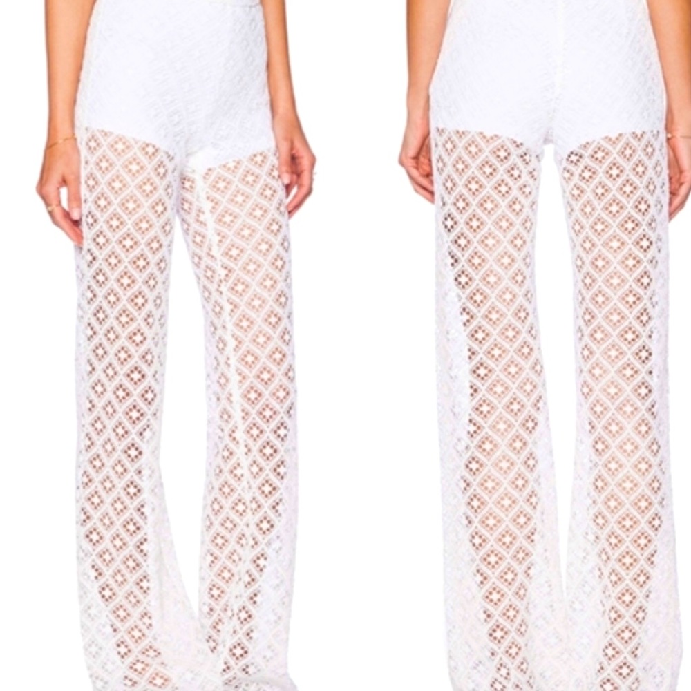 Summer pants semi sheer Trina Turk